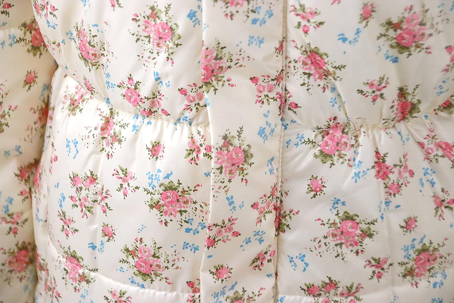 Miss Bei Girl's Winter Coat Jacket Hooded Kids Toddler Flower Print Parka Outwear Warm Cotton Puffer Hooded Jacket