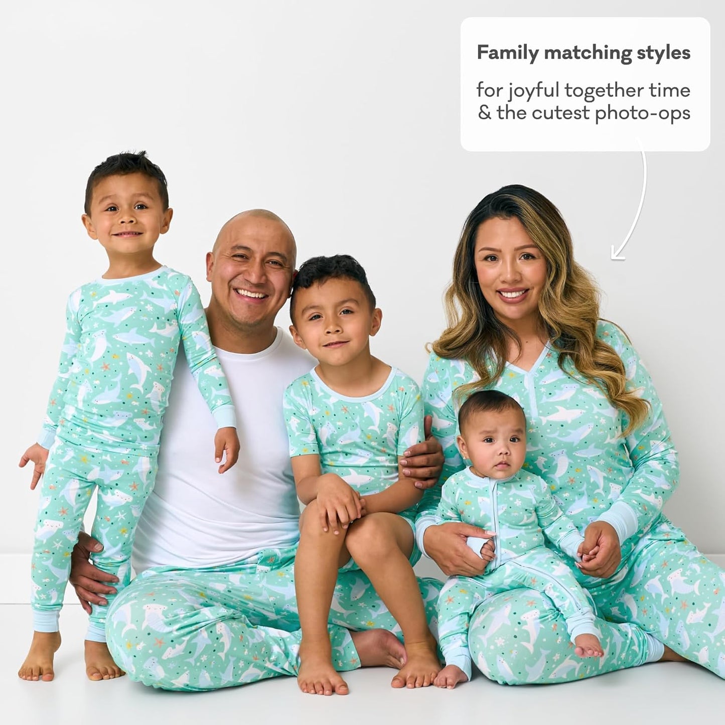 Little Sleepies Two-Piece Pajama Set for Boys & Girls, Soft Viscose from Bamboo Toddler Pajamas for Kids, Family Matching PJs