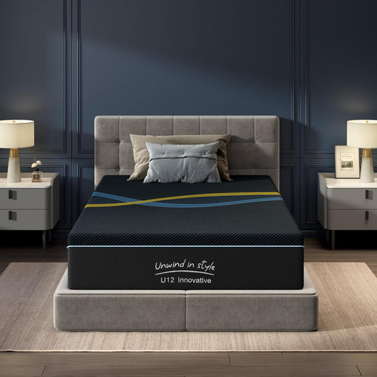 10 inch Twin Mattress Multi-Layer Memory Foam Mattress - Medium Firmness with Bamboo Charcoal & Green Tea Infusion