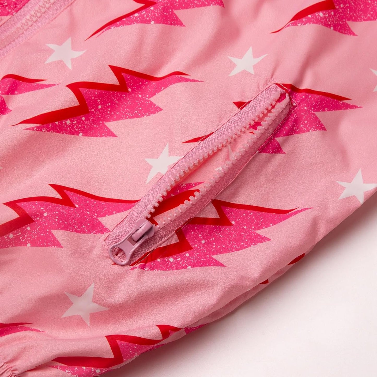 WELAKEN Lightweight Jacket for Girls Kids & Toddler II Girls' Print Water-Resistant Jacket