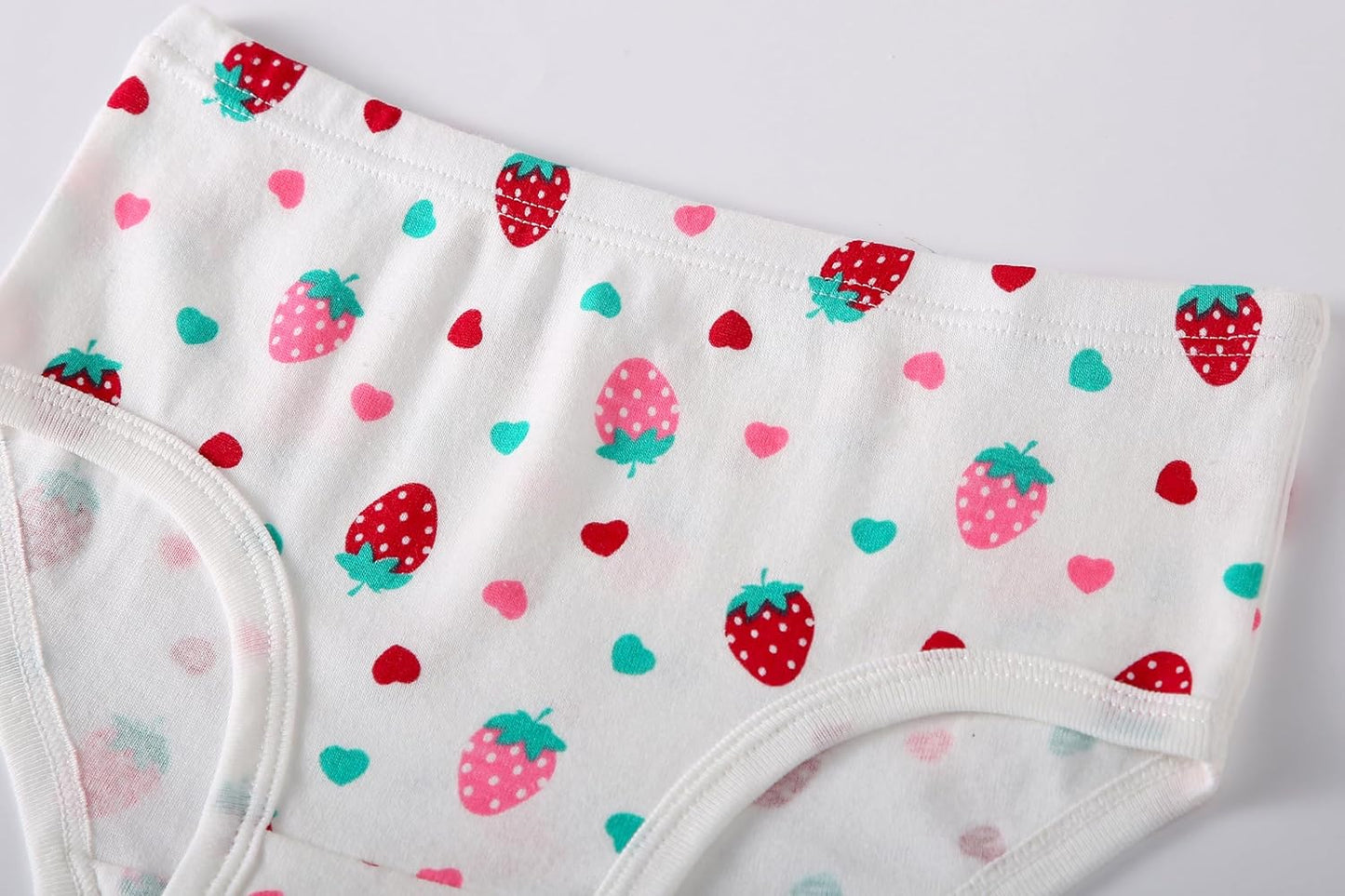 Cadidi Dinos Little Girls' Soft Cotton Underwear Kids Cool Breathable Comfort Panty Briefs Toddler Undies(Pack of 6)