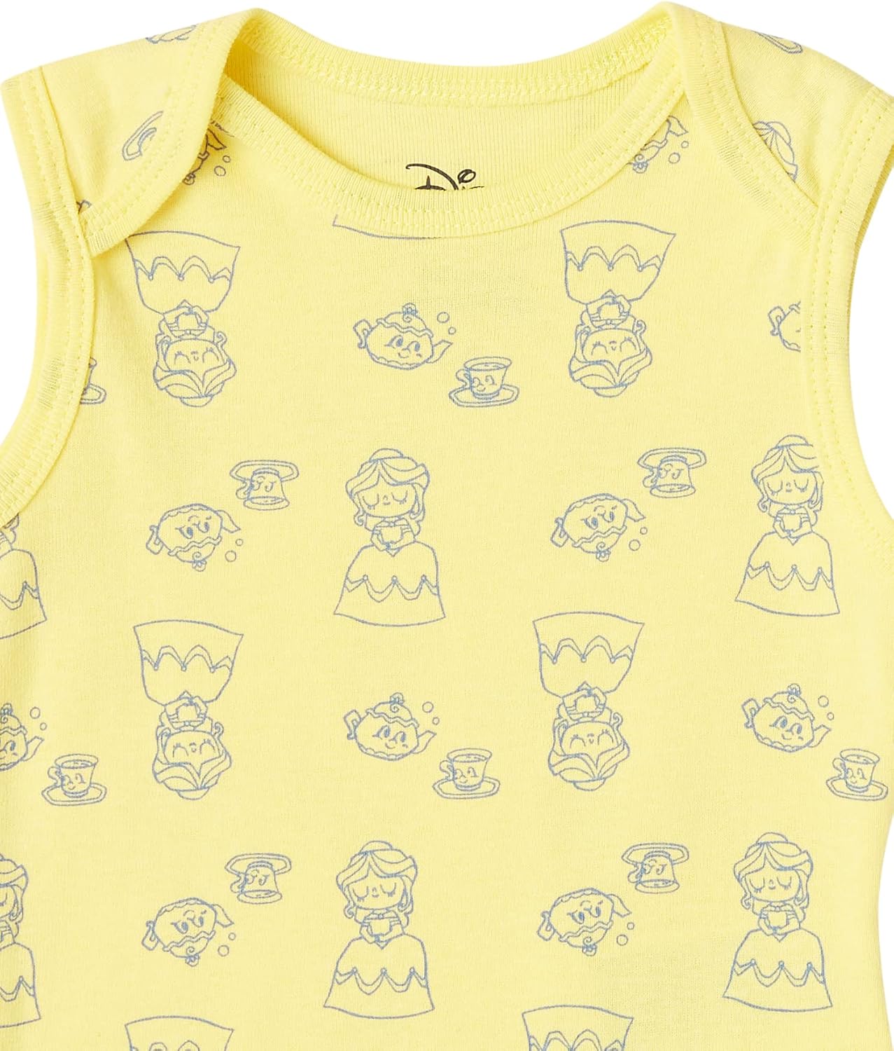 Amazon Essentials Disney | Star Wars | Princess Baby Girls' Sleeveless Bodysuits, Pack of 6