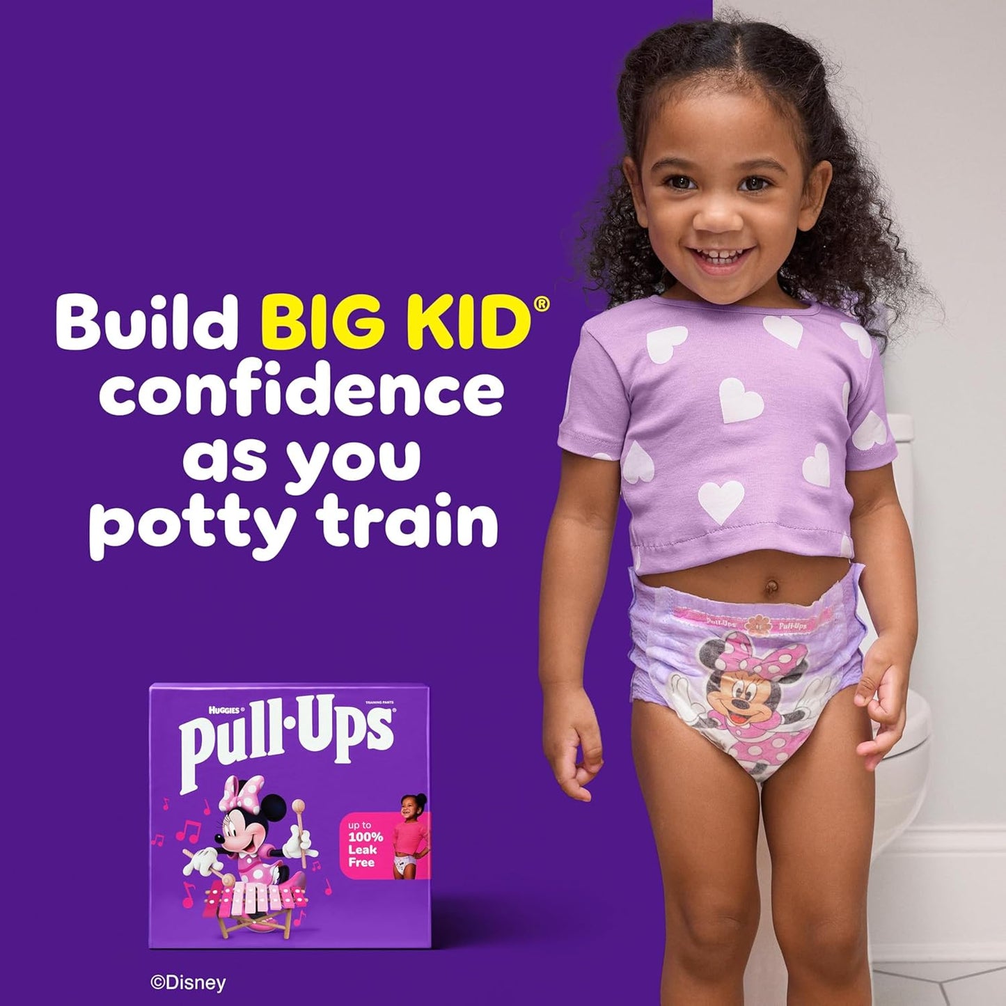 Pull-Ups Girls' Potty Training Pants, Size 4T-5T Training Underwear (38-50 lbs), 82 Count