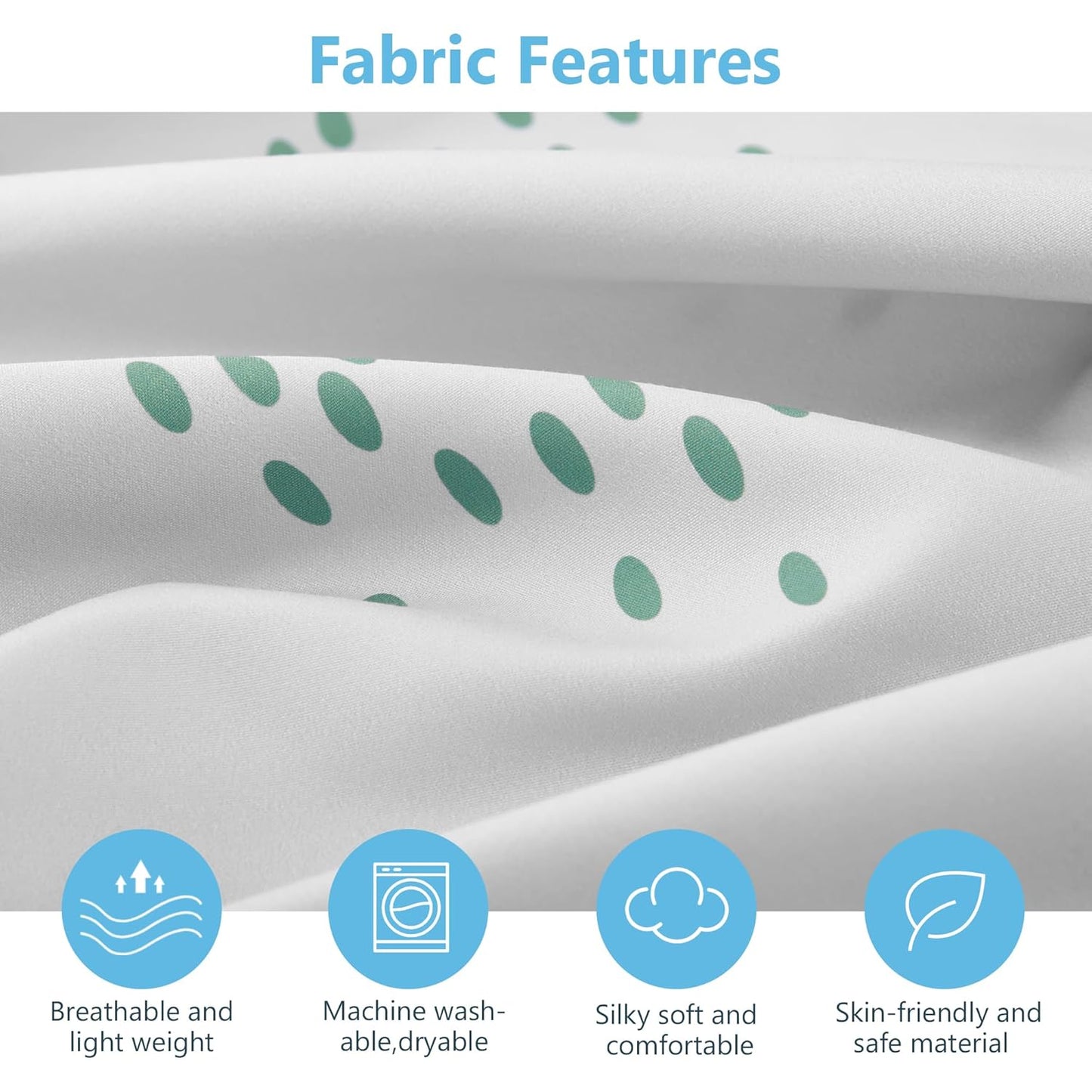 TILLYOU Baby Crib Sheets for Boys Girls, Super Soft Toddler Bed Sheets, 2 Pack Sheets for Standard Crib Mattress 28x52in, Green Giraffes