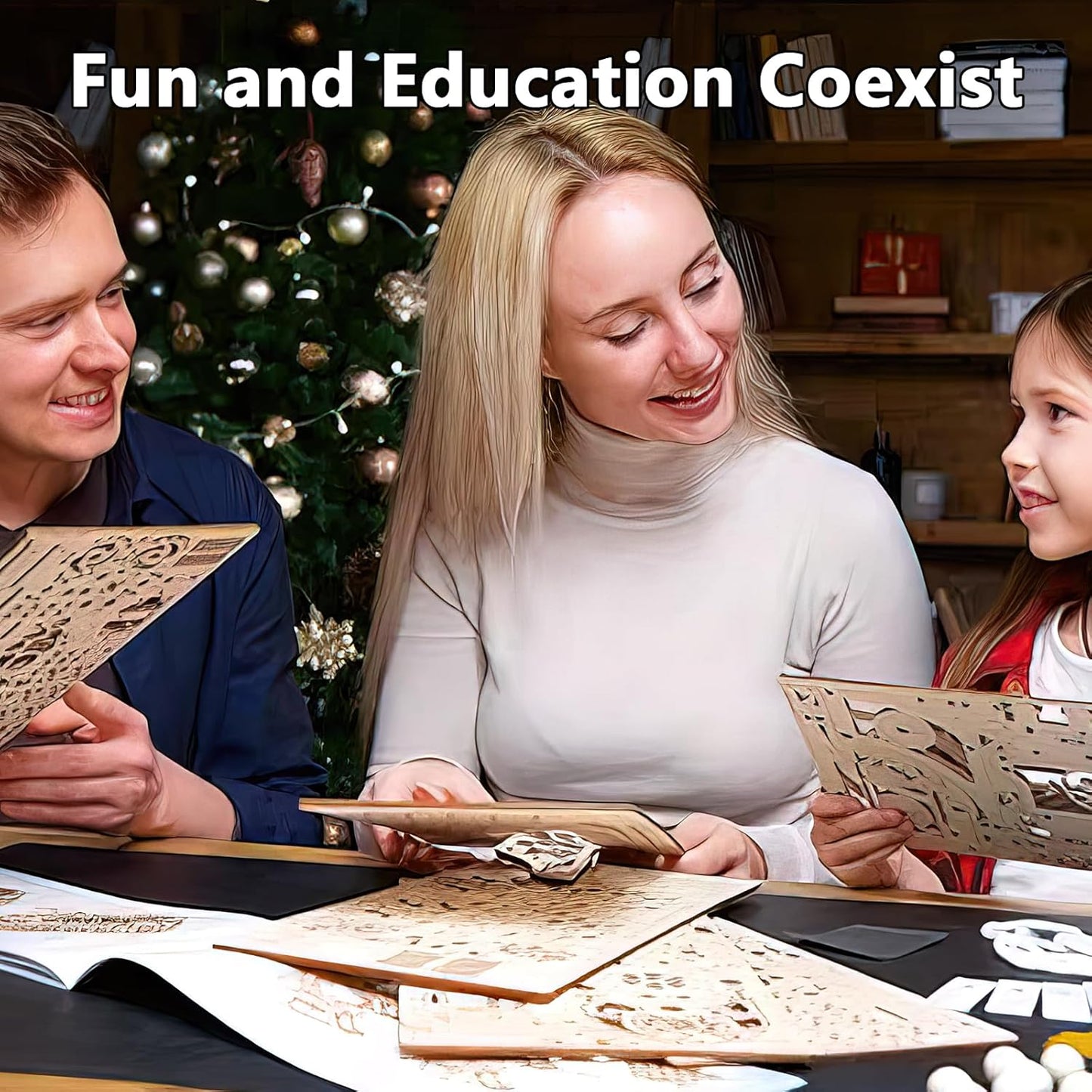 3D Wooden Car Model - Pickup Truck - Unique Collectible Wooden Model Kit for Adults - Perfect Desk Toy and Display Gift for Boys and Girls