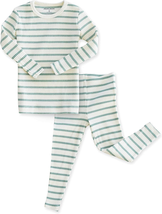 AVAUMA Baby Boys Girls Pajama Set 6M-7T Kids Cute Toddler Snug fit Pjs Cotton Sleepwear