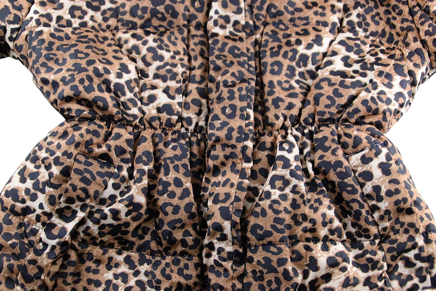 Miss Bei Girl's Winter Coat Jacket Hooded Kids Toddler Flower Print Parka Outwear Warm Cotton Puffer Hooded Jacket