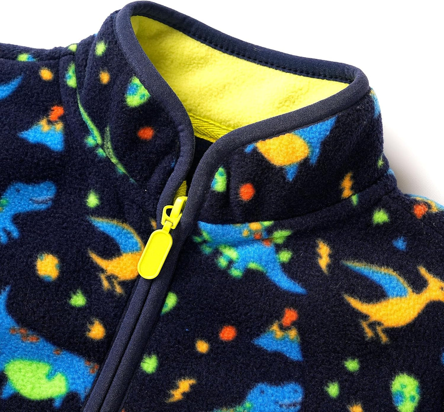 Toddler Fleece Jacket Kids Lightweight Outerwear Boys Girls Long Sleeve Fall Spring Coat 2-12 Years