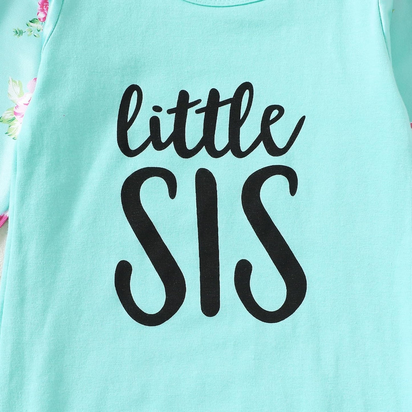 AMAWMW Newborn Baby Girl Little Sister Sleeper Gown Stripe Long Sleeve Nightgown Pajamas Gifts Stuff Essential Outfit