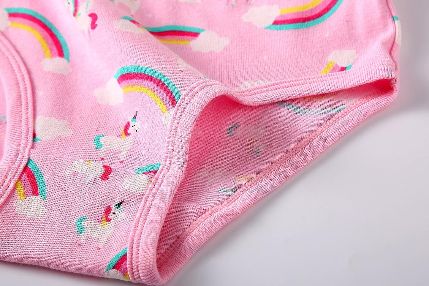 Cadidi Dinos Little Girls' Soft Cotton Underwear Kids Cool Breathable Comfort Panty Briefs Toddler Undies(Pack of 6)