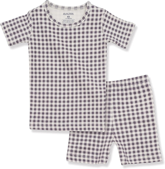 AVAUMA Baby Boys Girls Pajama Set 6M-7T Kids Cute Toddler Snug fit Pattern Design Pjs Cotton Sleepwear
