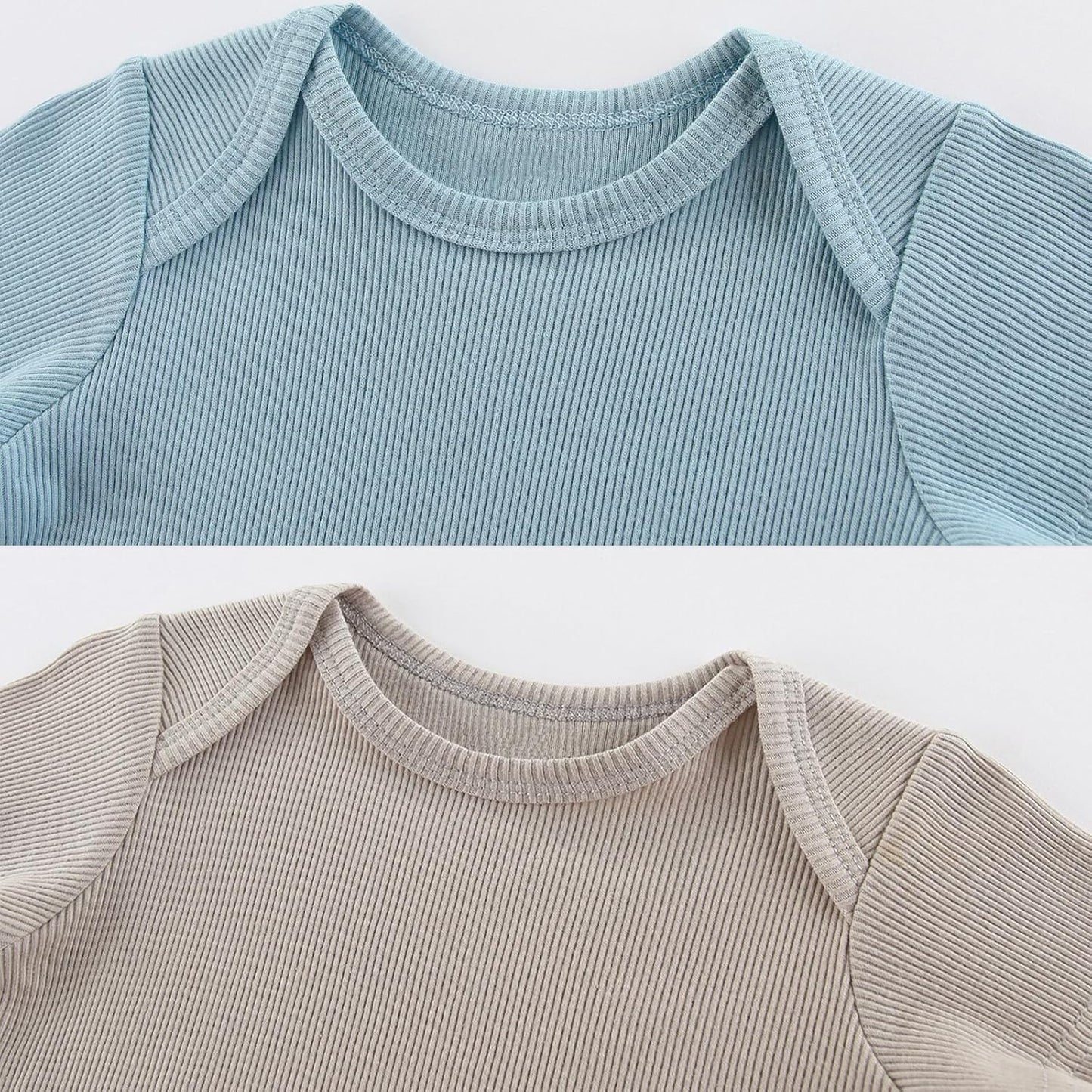 Newborn Baby Short Sleeve Bodysuit Cotton One-Piece Baby Clothes 5-Pack, 0-12 Months