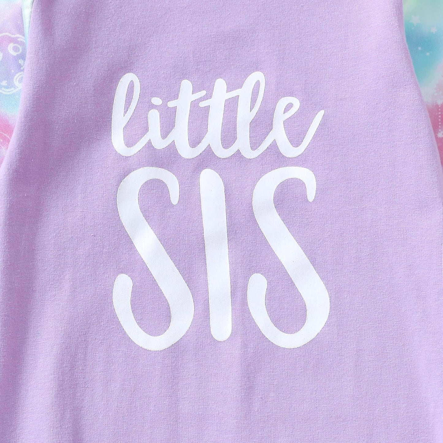 AMAWMW Newborn Baby Girl Little Sister Sleeper Gown Stripe Long Sleeve Nightgown Pajamas Gifts Stuff Essential Outfit